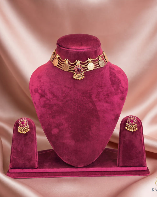 Kemp Coin Choker Set with matching Earrings✨