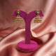 Divine Bloom Antique Jhumkhas - Jhumka - Front View