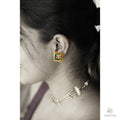 Non-Idol Four Layer Choker set with matching Earrings - Choker - Image 4