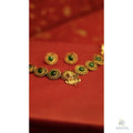Kathakali Necklace set with matching Earrings - Necklace - Image 4