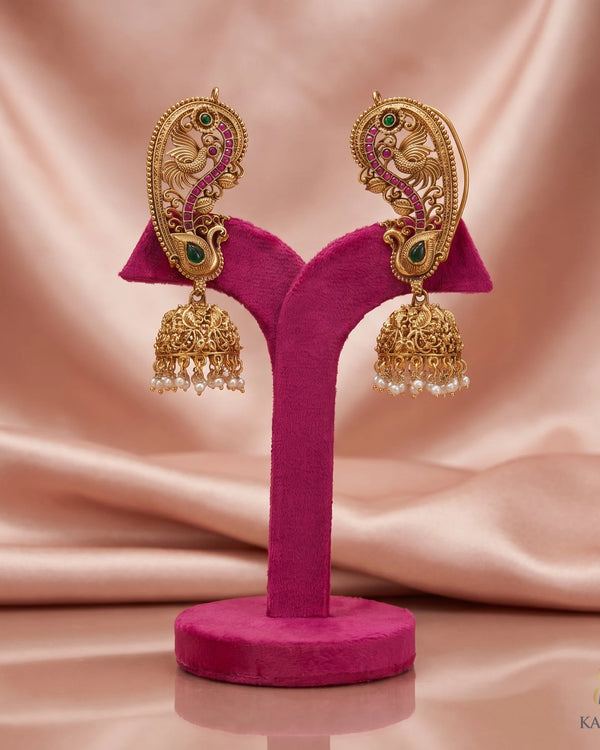 Ear Cuff Jhumkhas - Jhumka - Front View