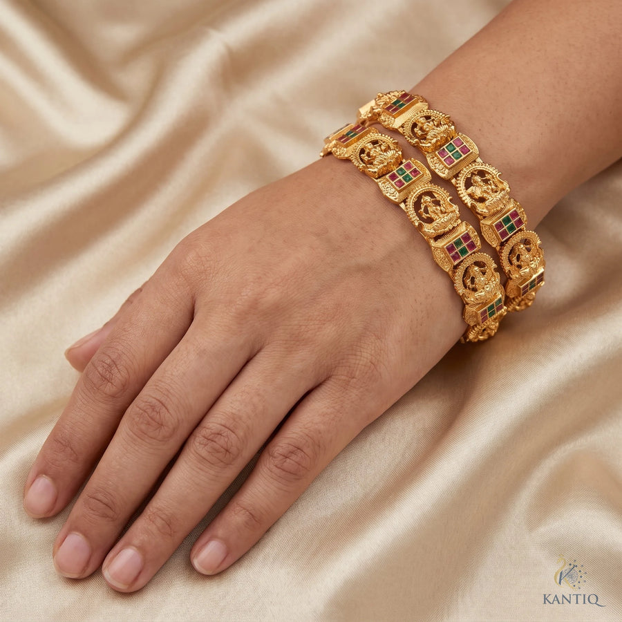 Mahalakshmi Bangles - Bangles - Front View