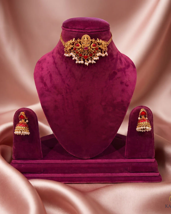 Peacock & Gaja Choker Set
