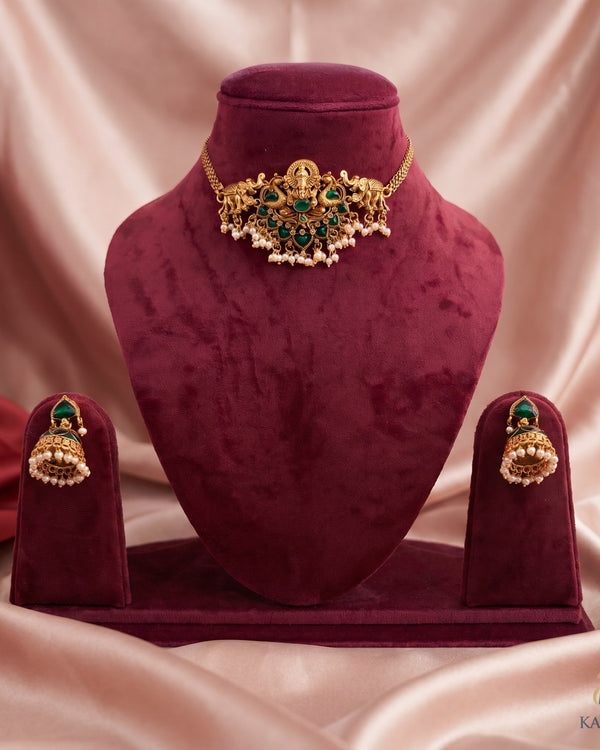 Peacock & Gaja Choker Set