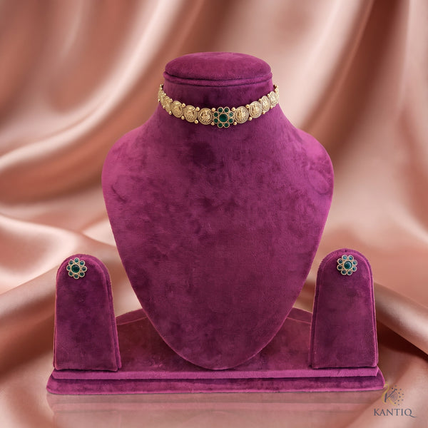 Floral Lakshmi Choker Set