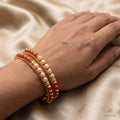 Ruby Pearl Antique Bangles