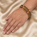 Midnight Black Beaded Bangles