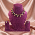 Turquoise Mango Charm Necklace Set