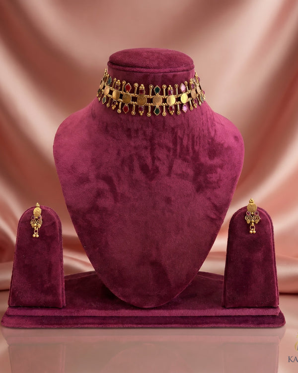 Double Layered Coin Choker